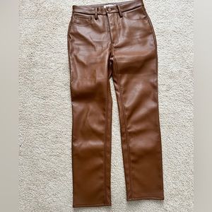 Good American Faux Leather Pants
